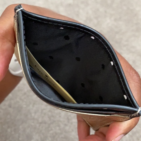 Kate Spade - Card Holder - Gold/Black - Picture 4 of 4